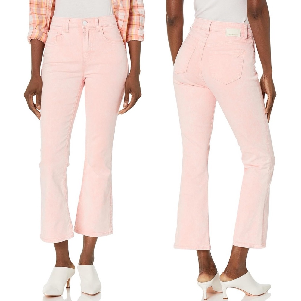 BOGO! Current/Elliott The Boulevard Jeans Crop Flare Cotton Candy Pink 28